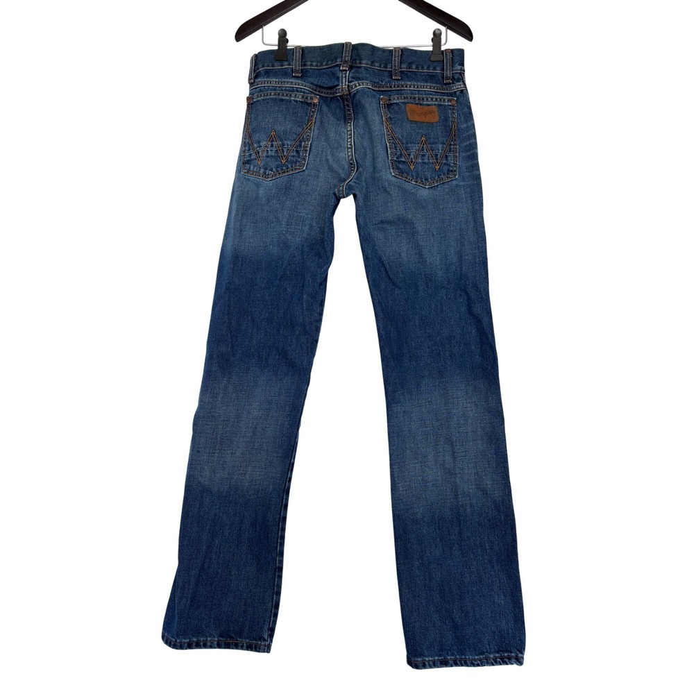 Wrangler Retro Relaxed Fit Bootcut Jeans Mens Fits 32x32 Blue Denim 88MWZRT - Picture 2 of 7